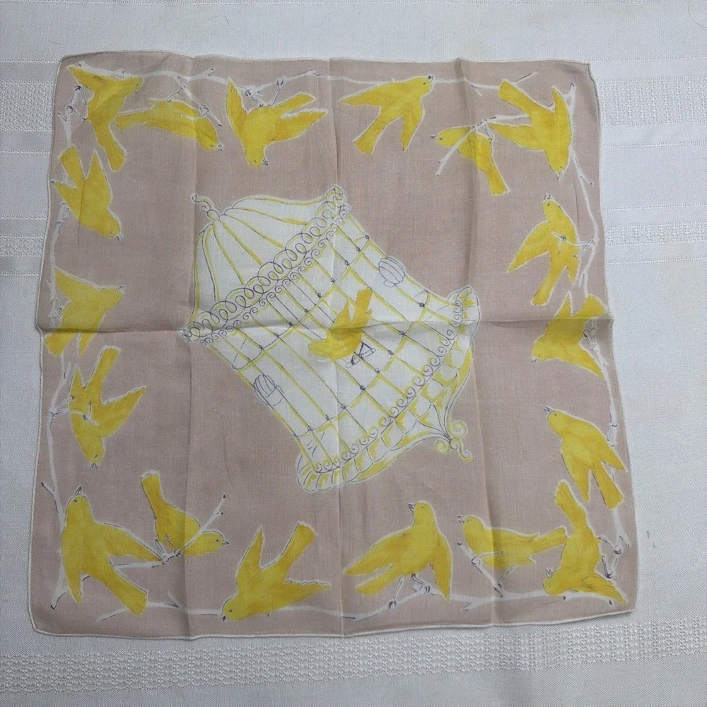 Print Silk Scarf 15